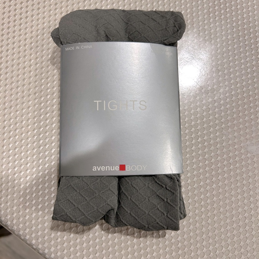 Plus Size Tights -Gray